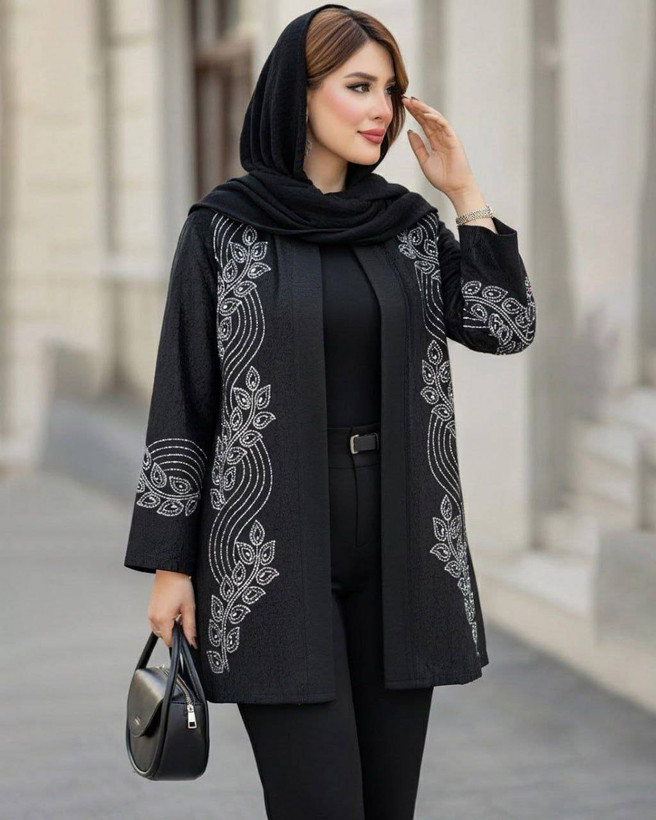 مانتو مازراتی نگین کاری عیدانه