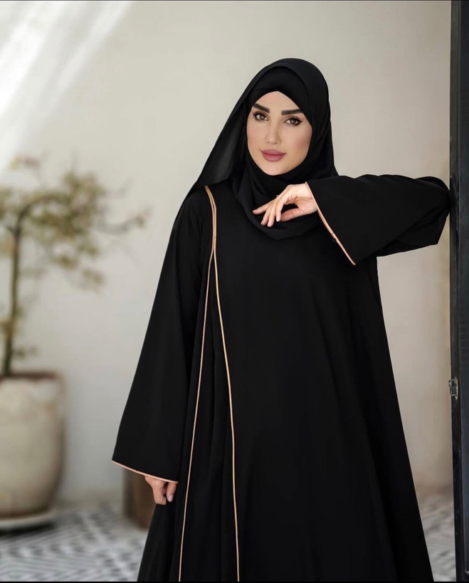 عبا مغزی دوز کرپ الیزه راش