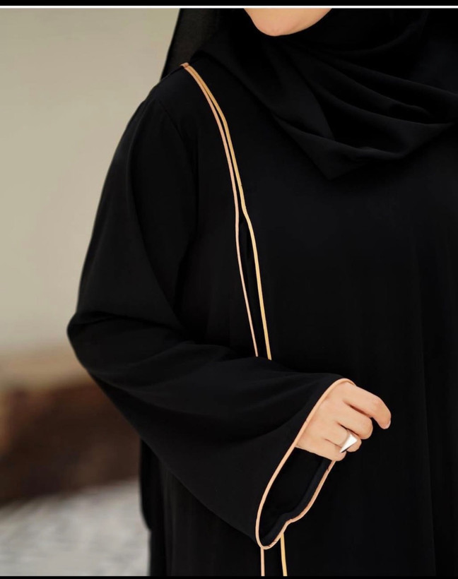 عبا مغزی دوز کرپ الیزه راش