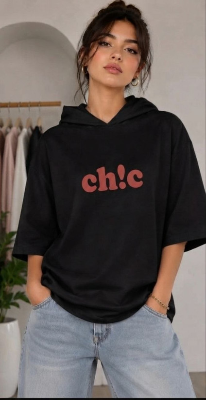 تیشرت کلاهدار chis راش