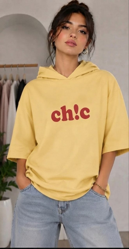 تیشرت کلاهدار chis راش