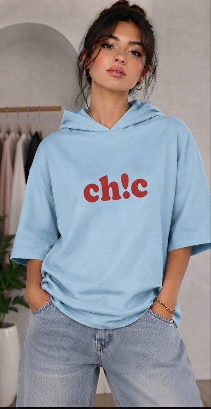 تیشرت کلاهدار chis راش