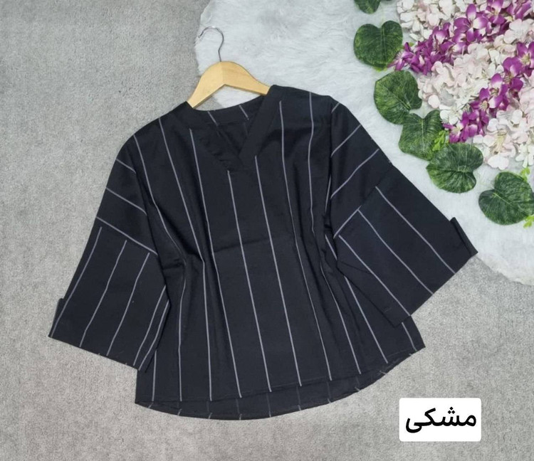 شومیز یقه v نفس